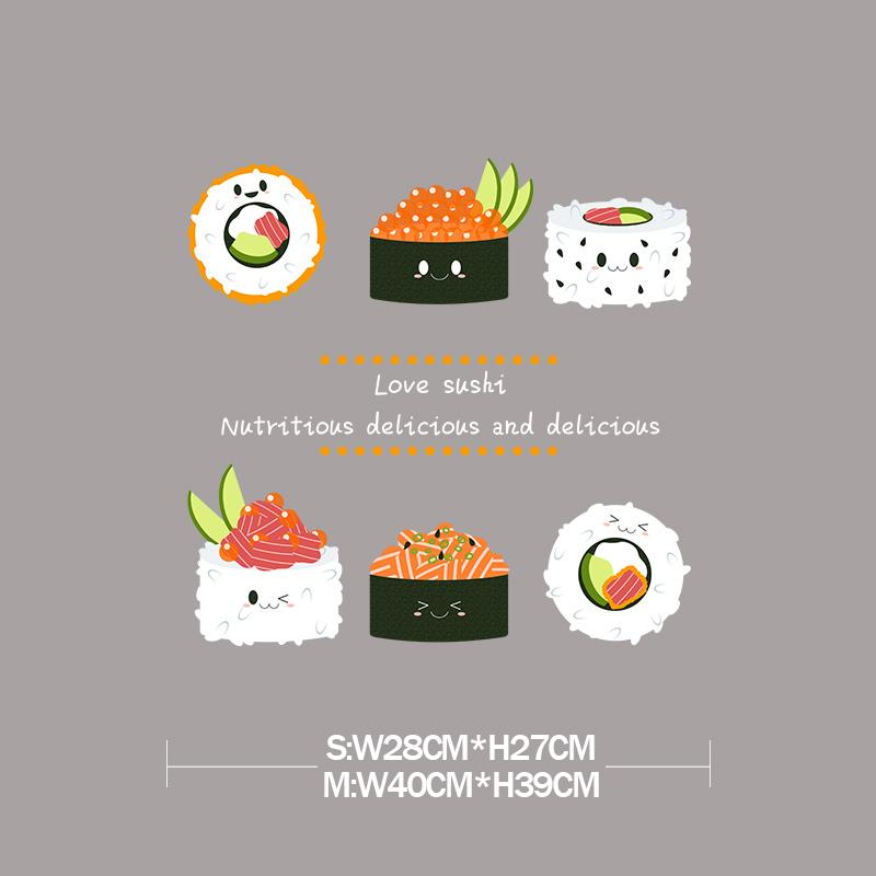 Japanese Sushi Shop Stickers Electrostatic Window Glass Door Decor Sticker Japanese Food Shop Restaurant Wall Stickers (as the picture,S)
Japanese Sushi Shop Stickers Electrostatic Window Glass Door Decor Sticker Japanese Food Shop Restaurant Wall Stickers (as the picture,S)