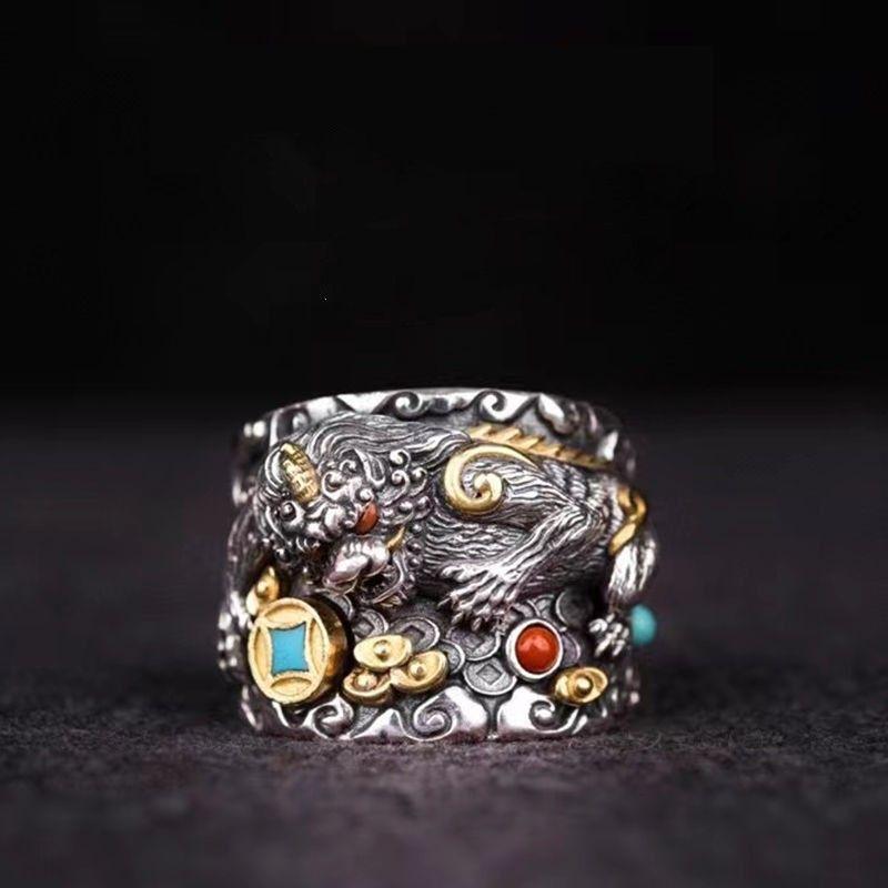 China-Chic Pixiu Ring Retro Men s Высококачественные Транзитные Хулиганские Кольца Аксессуары Женские Кольца Кольца для Мужчины Женщины Ювелирные изделия Мужчины
China-Chic Pixiu Ring Retro Men s Высококачественные Транзитные Хулиганские Кольца Аксессуары Женские Кольца Кольца для Мужчины Женщины Ювелирные изделия Мужчины
