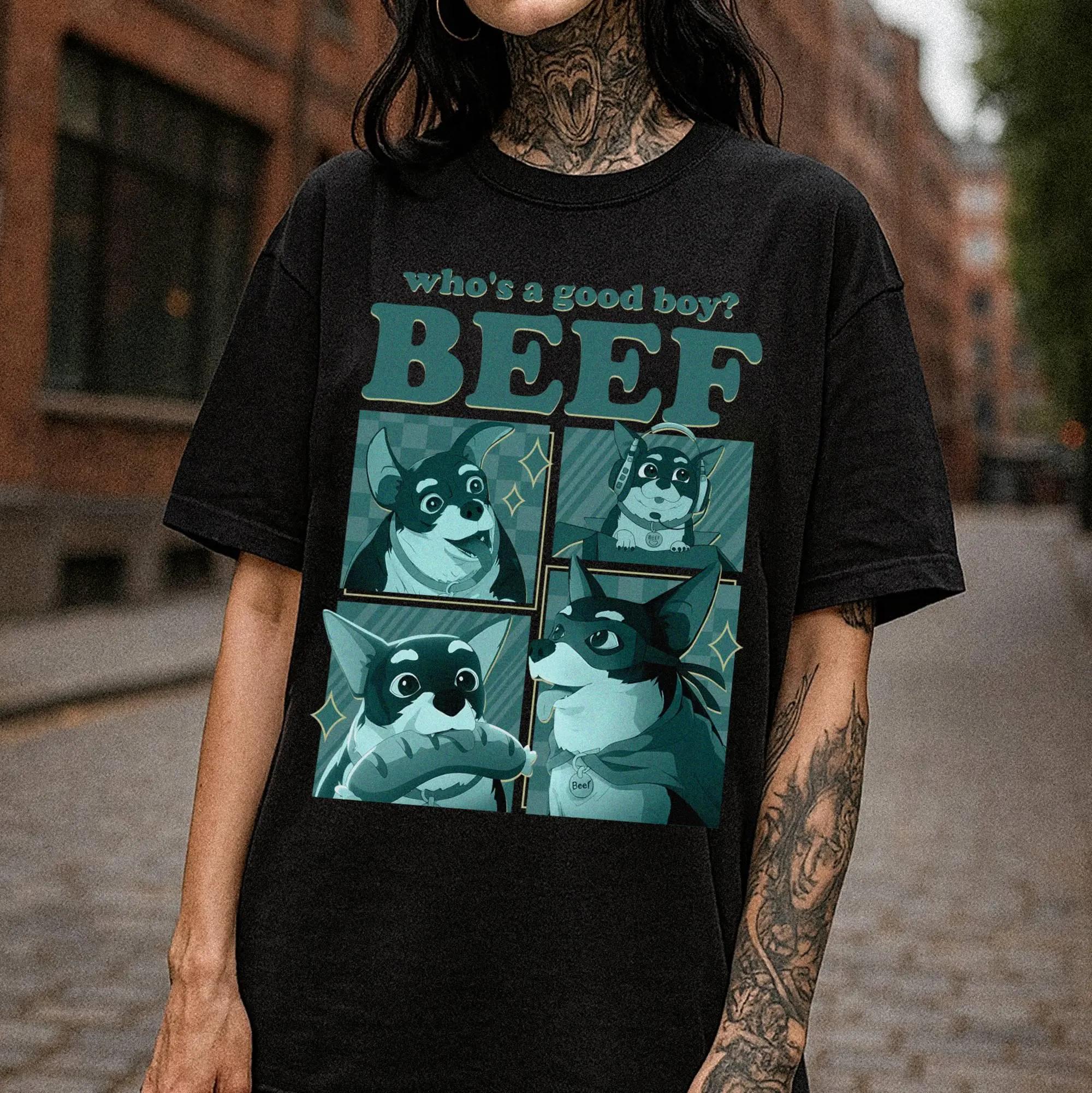 Beef Dog Printed Womens Tshirt SpringSummer Fashion Trend Pure Cotton Top Neutral Short Sleeve Tshirt 4XL
Beef Dog Printed Womens Tshirt SpringSummer Fashion Trend Pure Cotton Top Neutral Short Sleeve Tshirt 4XL