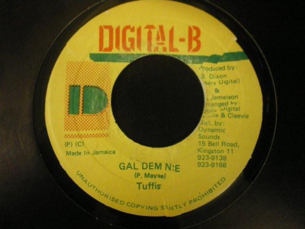 7inch Record TUFFEST - Gal Dem Nice NONE Digital-B Jamaica Reggae, Ska & Dub Used
7inch Record TUFFEST - Gal Dem Nice NONE Digital-B Jamaica Reggae, Ska & Dub Used