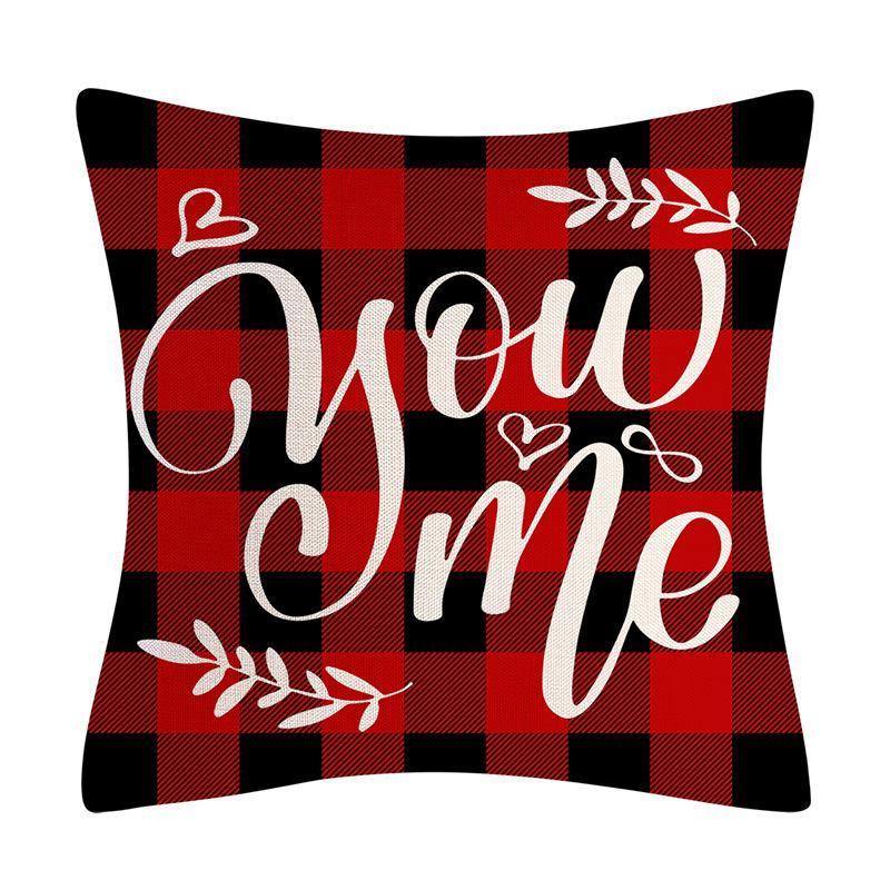 Черная и красная клетчатая льняная наволочка на День святого Валентина, наволочка с надписью Love, наволочка, бытовые принадлежности 45 * 45Cm (without pillow core)
Черная и красная клетчатая льняная наволочка на День святого Валентина, наволочка с надписью Love, наволочка, бытовые принадлежности 45 * 45Cm (without pillow core)