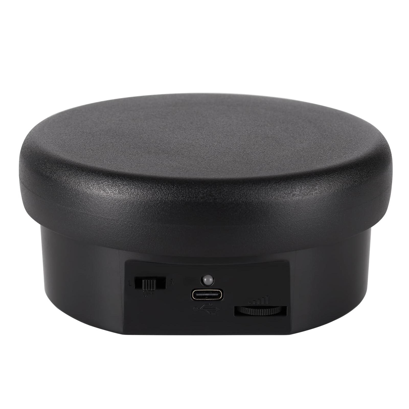 12cm Electric Rotating Display Stand Jewelry 360-Degree Photography Adjustable Speed Turntable B
12cm Electric Rotating Display Stand Jewelry 360-Degree Photography Adjustable Speed Turntable B