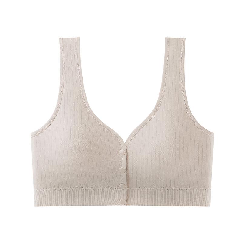 Light Blue Ribbed Front Closure Wireless Bra with Wide Comfort Straps onesize кавовий
Light Blue Ribbed Front Closure Wireless Bra with Wide Comfort Straps onesize кавовий
