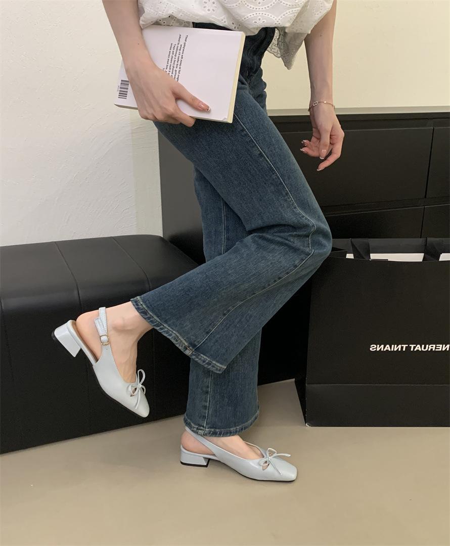 Bow Baotou Sandals Women s 2025 New Niche Design Versatile Commuter Dating Invisible Wedge Heel Women s Shoes 39 синий
Bow Baotou Sandals Women s 2025 New Niche Design Versatile Commuter Dating Invisible Wedge Heel Women s Shoes 39 синий