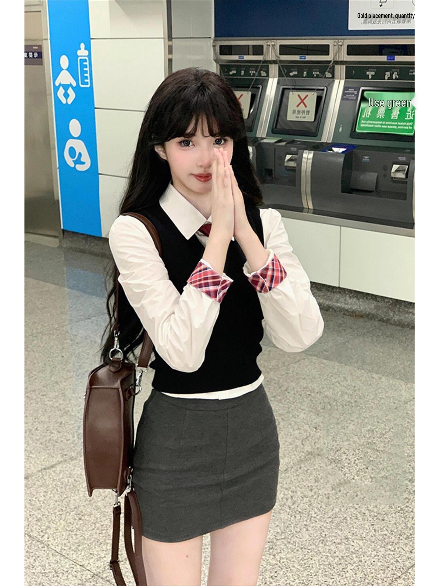 Autumn New Korean Grey Woolen High Waist A-Line Skirt Pants - Women s Slimming Hip-Hugging Short Skirt XL
Autumn New Korean Grey Woolen High Waist A-Line Skirt Pants - Women s Slimming Hip-Hugging Short Skirt XL