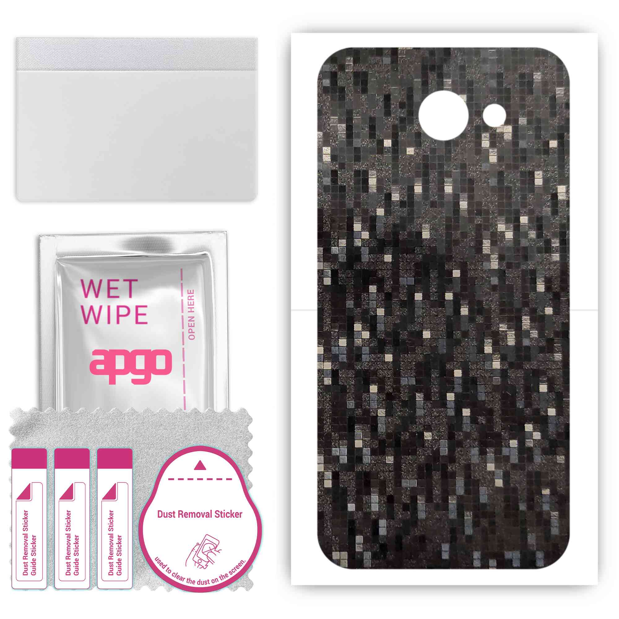 Apgo Protective Skin Sticker для задньої панелі, сумісний із Samsung Galaxy A8 (2016 р), Обгортка плівка, фольга, вініл – візерунок чорного пікселя
Apgo Protective Skin Sticker для задньої панелі, сумісний із Samsung Galaxy A8 (2016 р), Обгортка плівка, фольга, вініл – візерунок чорного пікселя