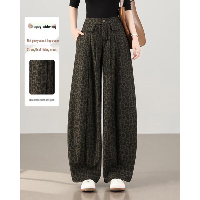 TERRE BLEUE Women s Leopard Print Wide-Leg Casual Pants 29
TERRE BLEUE Women s Leopard Print Wide-Leg Casual Pants 29