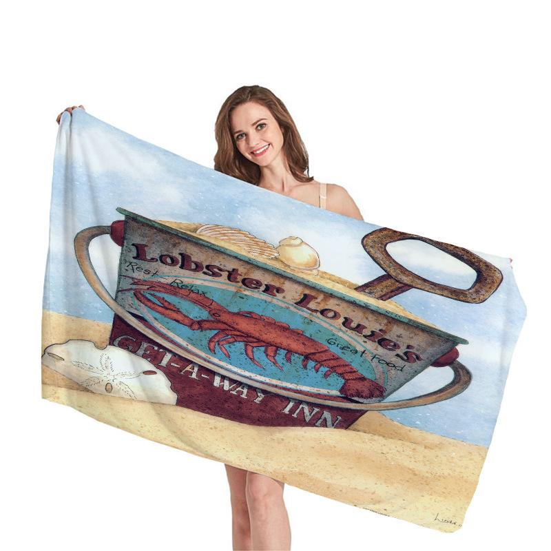 happy summer beach digital-printed polyester Superfine fiber double-sided fleece Beach vacation bath towel, beach towel W30*H60(CM)
happy summer beach digital-printed polyester Superfine fiber double-sided fleece Beach vacation bath towel, beach towel W30*H60(CM)