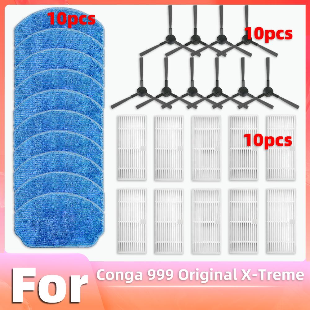 For Conga 999 Original X-Treme Robot Vacuum Replacement Parts Side Brush Mop Pad Filter Spare Accessories
For Conga 999 Original X-Treme Robot Vacuum Replacement Parts Side Brush Mop Pad Filter Spare Accessories