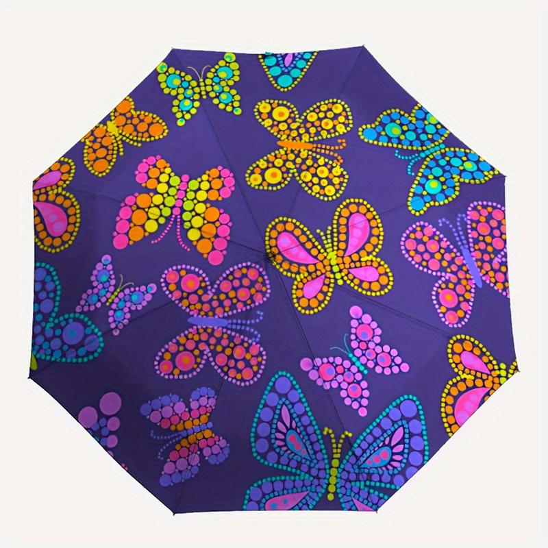 1pc Butterfly Print Automatic Opening/closing umbrella, Reinforced 8-Rib Construction, Compact Travel Umbrella yy250808197
1pc Butterfly Print Automatic Opening/closing umbrella, Reinforced 8-Rib Construction, Compact Travel Umbrella yy250808197