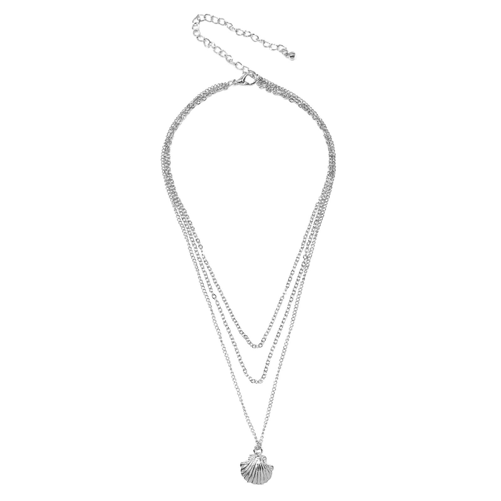 Женское ретро-темпераментное золотое двойное ожерелье с подвеской серебряный
Женское ретро-темпераментное золотое двойное ожерелье с подвеской серебряный