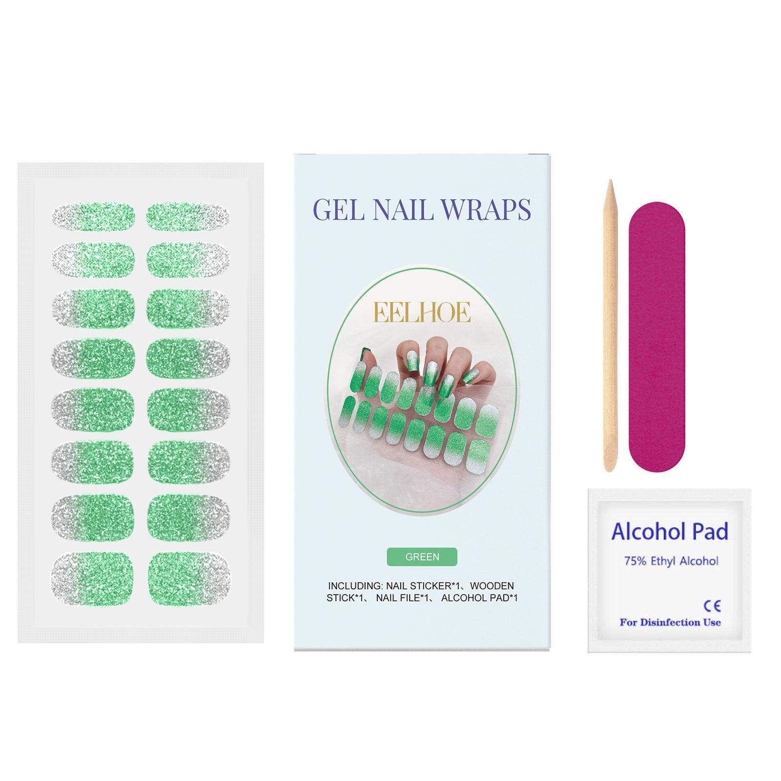 EELHOE Soft Gel Sparkle Nail Stickers - Half-Baked Manicure Set
EELHOE Soft Gel Sparkle Nail Stickers - Half-Baked Manicure Set