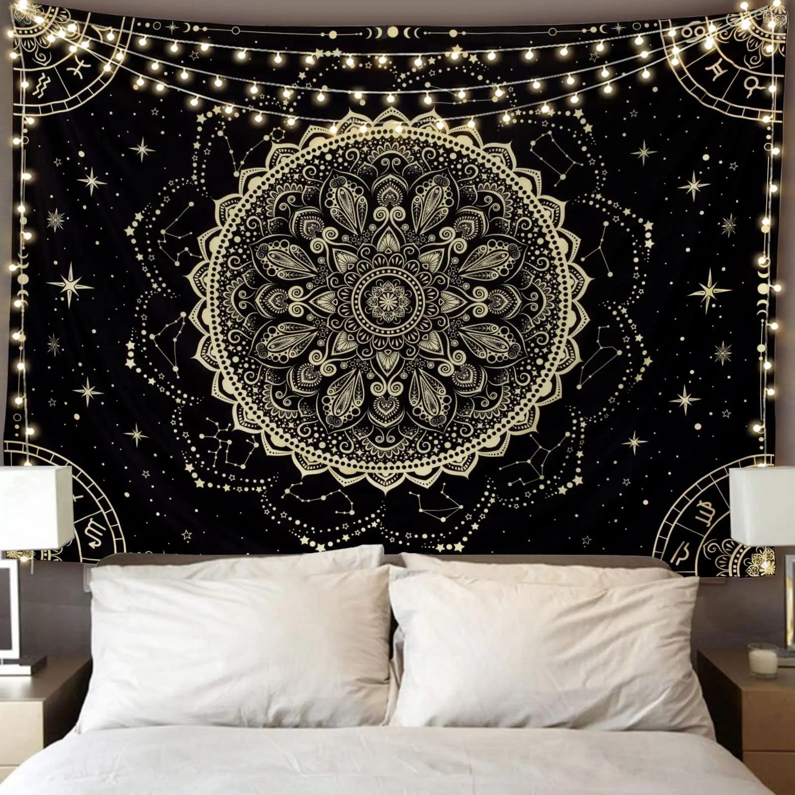 Boho Mandala Tapestry Aesthetic Wall Hanging Psychedelic Hippie Tapestries Vintage Art Home Decor for Bedroom Living Room Dorm 74x94cm(29x37in)
Boho Mandala Tapestry Aesthetic Wall Hanging Psychedelic Hippie Tapestries Vintage Art Home Decor for Bedroom Living Room Dorm 74x94cm(29x37in)