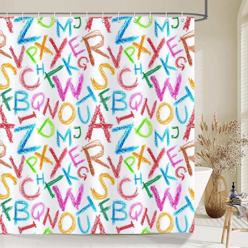 Waterproof Polyester Colorful Shower Curtain Modern Color Print For Bathroom Curtain Long 180*200Cm Shower Curtains Cortina W60H190(CM)-1 Pcs
Waterproof Polyester Colorful Shower Curtain Modern Color Print For Bathroom Curtain Long 180*200Cm Shower Curtains Cortina W60H190(CM)-1 Pcs