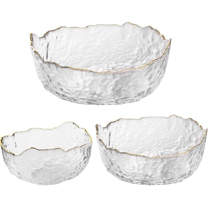 Glass Salad Bowl Set of 3 Phnom Penh Mixing Bowls Irregular Shape Serving Containers for Kitchen Prep Fruit Pasta Popcorn and Snack 13.5oz+27oz+44oz
Glass Salad Bowl Set of 3 Phnom Penh Mixing Bowls Irregular Shape Serving Containers for Kitchen Prep Fruit Pasta Popcorn and Snack 13.5oz+27oz+44oz