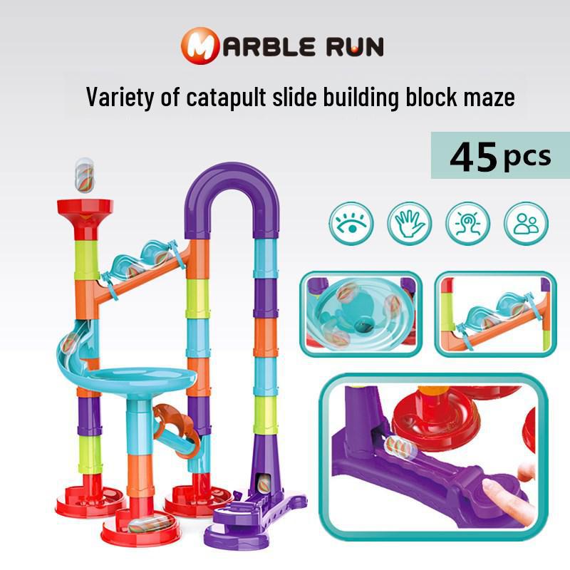 Набор игрушек для раннего детства с лабиринтом и дорожкой из шариков и строительных блоков
Набор игрушек для раннего детства с лабиринтом и дорожкой из шариков и строительных блоков