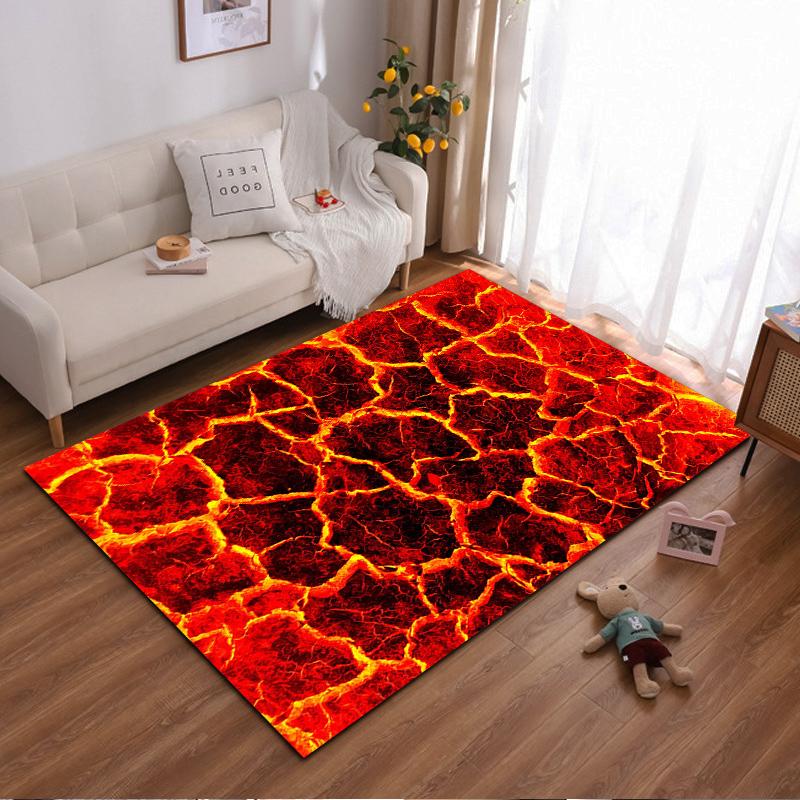 Flame Crack Pattern Rug, Fiery Style for Home Decor Suitable for use as an anti-slip game mat for living room and bedroom sofas 40x60cm( 15x23in )
Flame Crack Pattern Rug, Fiery Style for Home Decor Suitable for use as an anti-slip game mat for living room and bedroom sofas 40x60cm( 15x23in )