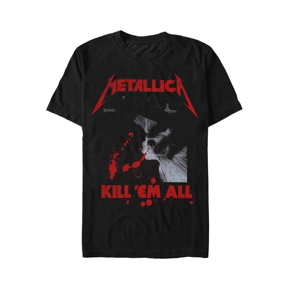 Футболка з обкладинкою альбому Metallica Kill Em All , Унісекс вуличний одяг для фанатів треш-металу, Повсякденний топ зі 100% бавовни з коротким рукавом S синій
Футболка з обкладинкою альбому Metallica Kill Em All , Унісекс вуличний одяг для фанатів треш-металу, Повсякденний топ зі 100% бавовни з коротким рукавом S синій
