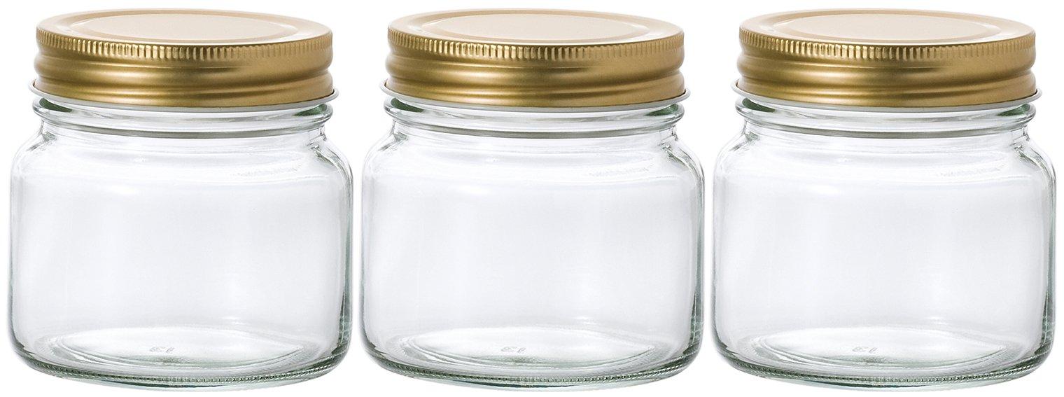 ADERIA Gold Cap Storage Bottles 275ml Set of 3 Storage Bottles Cap Yoki Made in Japan Storage Container Glass Canister Sealed Container Condiment Jar
ADERIA Gold Cap Storage Bottles 275ml Set of 3 Storage Bottles Cap Yoki Made in Japan Storage Container Glass Canister Sealed Container Condiment Jar