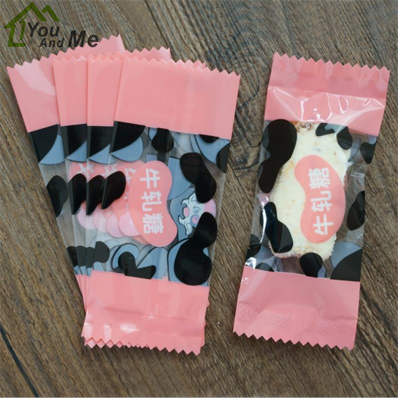 200 Pcs/Lot DIY Handmade Nougat Candy Packaging Bag Black Fleck Milk Candy Taffy Wrapper Food Packing Mini Bag 9.5x4cm розовый
200 Pcs/Lot DIY Handmade Nougat Candy Packaging Bag Black Fleck Milk Candy Taffy Wrapper Food Packing Mini Bag 9.5x4cm розовый