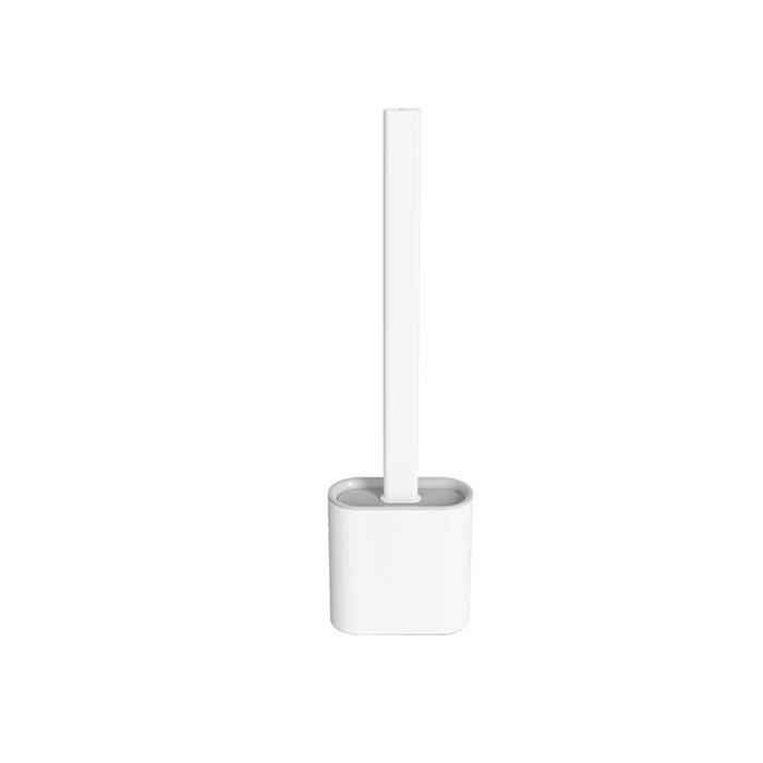 TOILET BRUSH ,White--Water Leak-proof Toilet Brush with Silicone Base and Flat Head, Soft and Flexible Bristles with Holder of
TOILET BRUSH ,White--Water Leak-proof Toilet Brush with Silicone Base and Flat Head, Soft and Flexible Bristles with Holder of