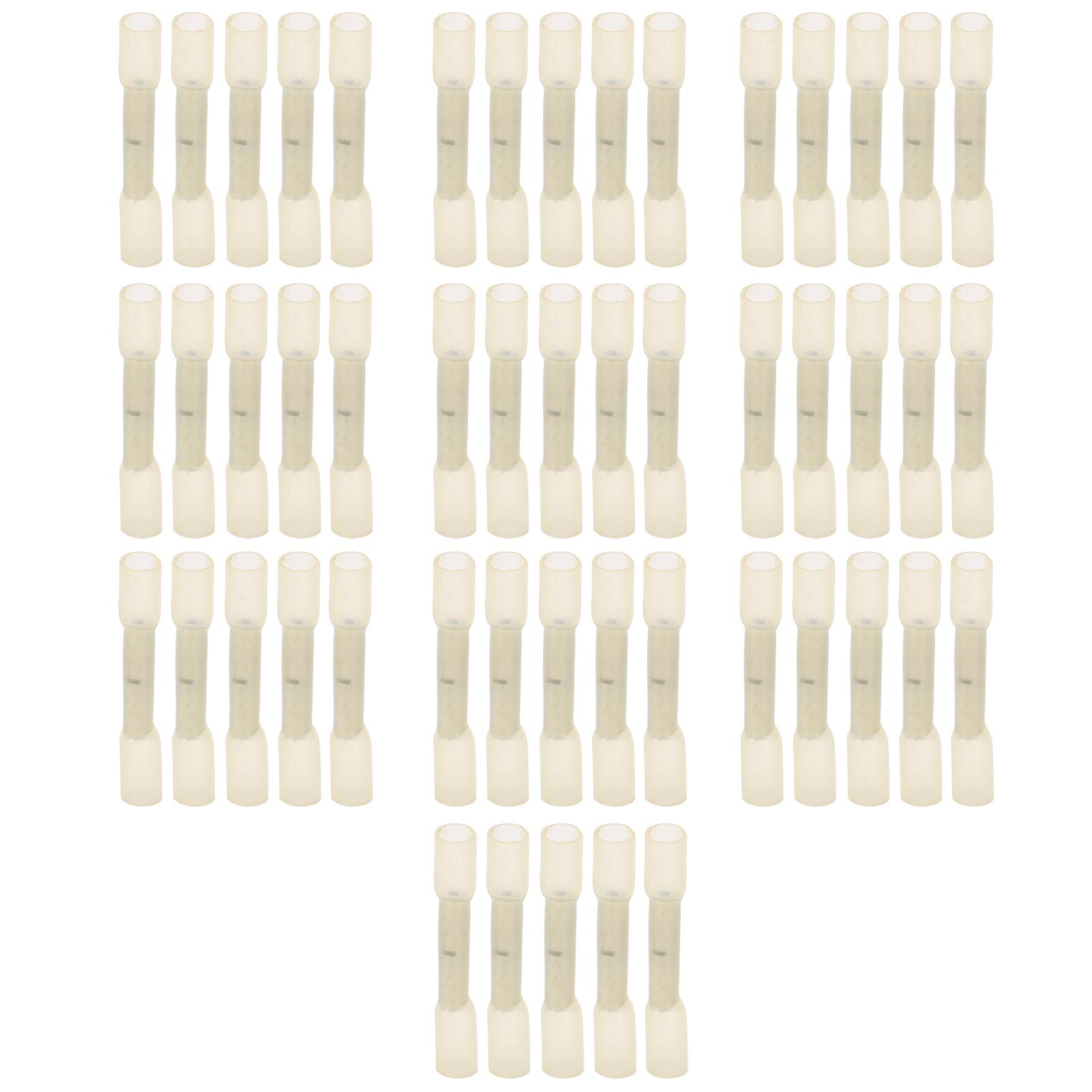 50Pcs Heat Shrink Terminals Butt Connectors Kit Waterproof Electrical Wire Crimp SpliceBHT0.5
50Pcs Heat Shrink Terminals Butt Connectors Kit Waterproof Electrical Wire Crimp SpliceBHT0.5