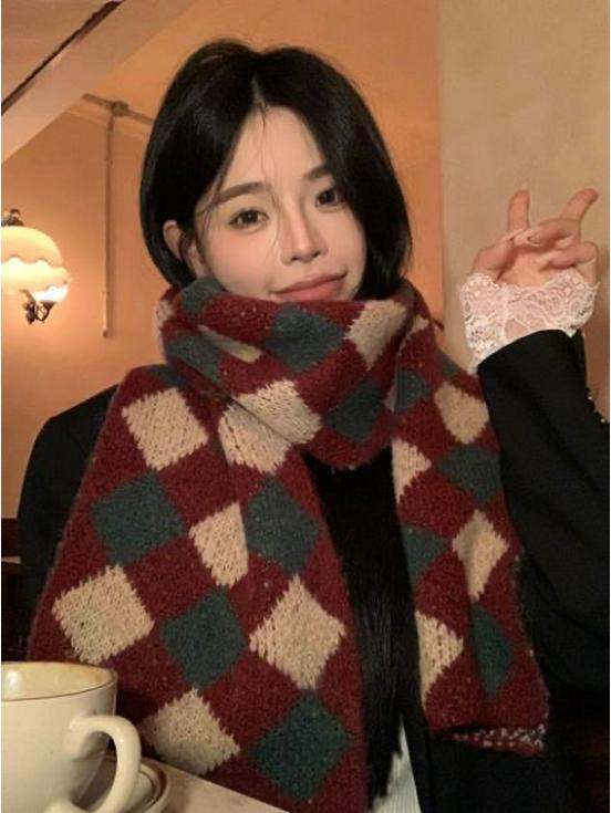 2024 Women s Red Wool Blend Scarf - Warm, Versatile, Christmas Winter Accessory
2024 Women s Red Wool Blend Scarf - Warm, Versatile, Christmas Winter Accessory