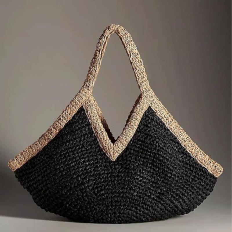French Retro Woven Handbag Artistic Lithesome Breathable Crossbody Bag Large Capacity Versatile Shoulder Bag Relaxed Vacation 63.5x71x35.5
French Retro Woven Handbag Artistic Lithesome Breathable Crossbody Bag Large Capacity Versatile Shoulder Bag Relaxed Vacation 63.5x71x35.5
