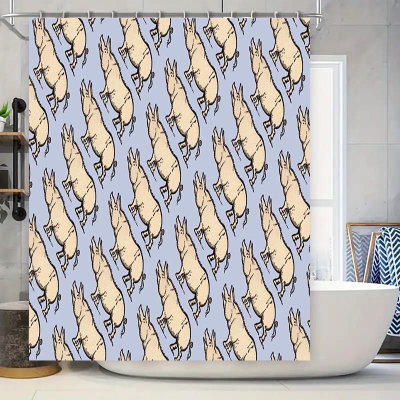 Adorable Pig Pattern Shower Curtain Ideal Home Decor For Bathroom Easy To Install Multicolored Design Durable Material (This Tit W60H190(CM)-1 Pcs
Adorable Pig Pattern Shower Curtain Ideal Home Decor For Bathroom Easy To Install Multicolored Design Durable Material (This Tit W60H190(CM)-1 Pcs