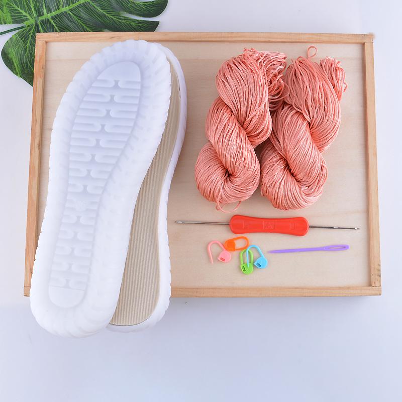 Літня прохолода DIY Hook Soles Hook Line Anti-kick Soft Bottom Soles + Hollow Line Slippers Sandals DIY Hand-That Shoes Material 42
Літня прохолода DIY Hook Soles Hook Line Anti-kick Soft Bottom Soles + Hollow Line Slippers Sandals DIY Hand-That Shoes Material 42