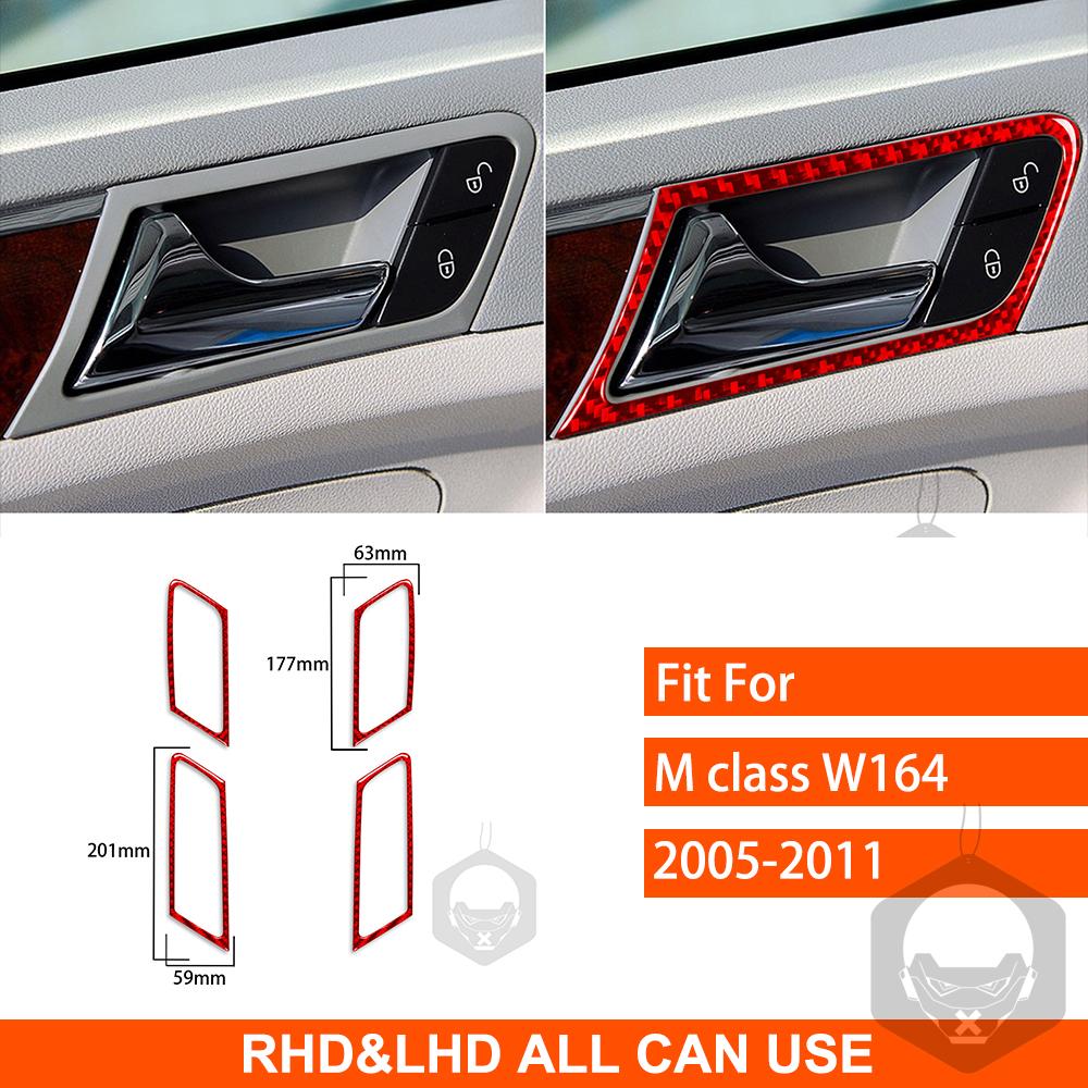 Для M Class W164 2005-2011 салона автомобиля, дверная ручка, панель, рамка, наклейка из настоящего углеродного волокна, отделка полосок, крышка handle R
Для M Class W164 2005-2011 салона автомобиля, дверная ручка, панель, рамка, наклейка из настоящего углеродного волокна, отделка полосок, крышка handle R