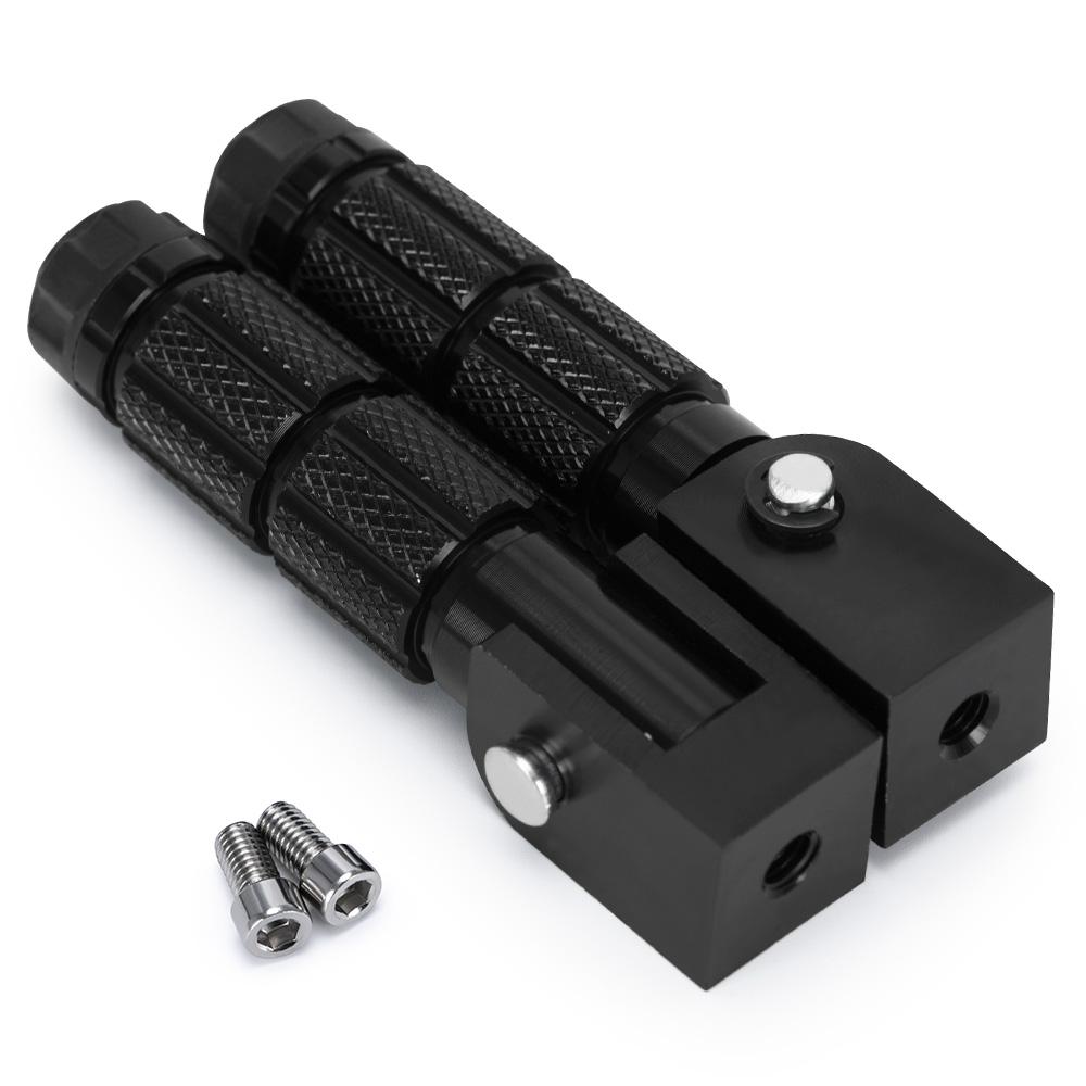 2 шт. M8, универсальные складные подставки для мотоцикла, подножки, подножки, колышки, задние педали, набор алюминиевых деталей мотоцикла с ЧПУ чёрный
2 шт. M8, универсальные складные подставки для мотоцикла, подножки, подножки, колышки, задние педали, набор алюминиевых деталей мотоцикла с ЧПУ чёрный