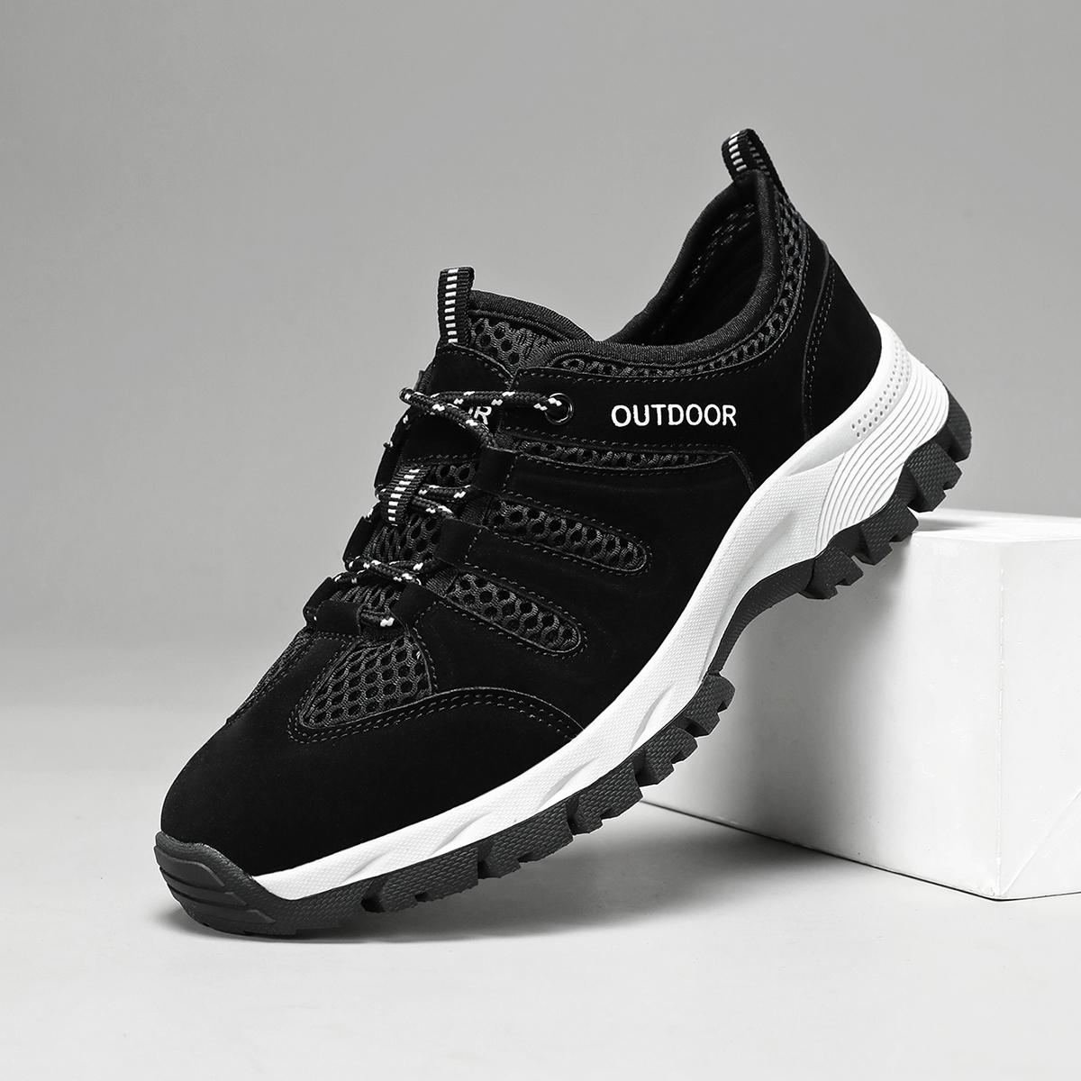 Men Outdoor Hiking Thick Soled Non Slip Sports Comfortable Hiking Mesh Breathable Casual Shoes Large Size Zapatillas De Deporte 48 чёрный
Men Outdoor Hiking Thick Soled Non Slip Sports Comfortable Hiking Mesh Breathable Casual Shoes Large Size Zapatillas De Deporte 48 чёрный