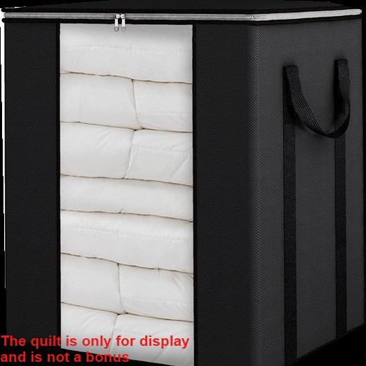 Extra Large Capacity Quilt Storage Bag Foldable Storage Box Dustproof Moistureproof for Clothes Toys Moving Organization 50x40x60CM чорний
Extra Large Capacity Quilt Storage Bag Foldable Storage Box Dustproof Moistureproof for Clothes Toys Moving Organization 50x40x60CM чорний