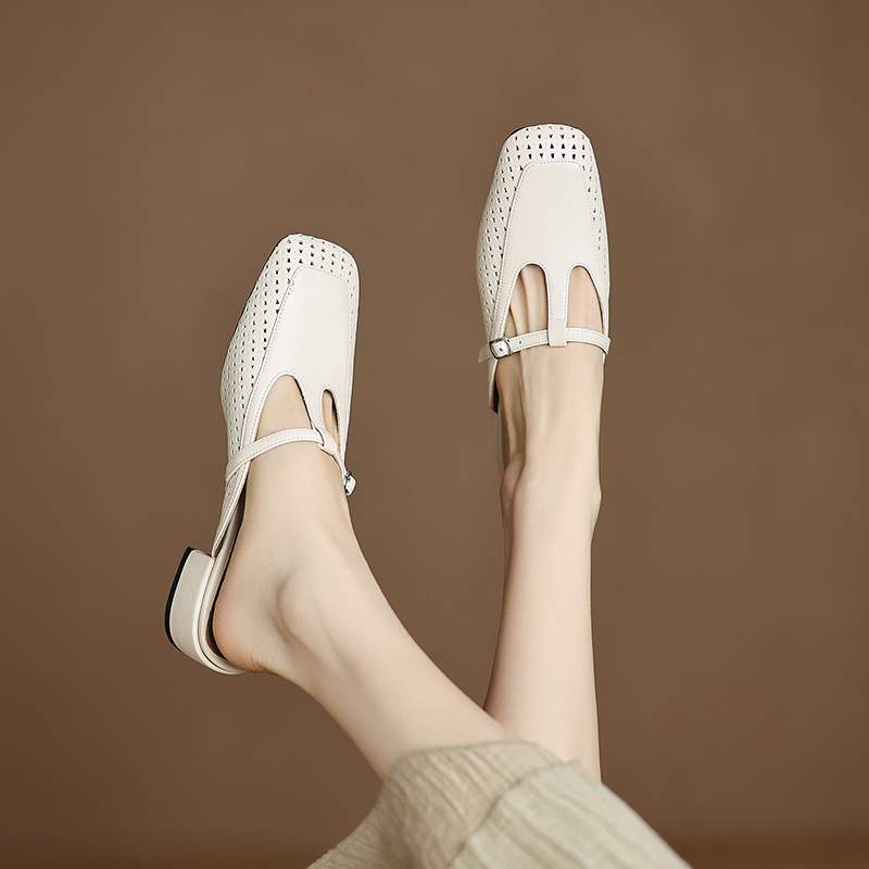 Krazing Pot Mules Genuine Leather Summer Size 42 Hollow Decoration Med Heels Women Women Square Toe Sandals 35 слоновая кость
Krazing Pot Mules Genuine Leather Summer Size 42 Hollow Decoration Med Heels Women Women Square Toe Sandals 35 слоновая кость