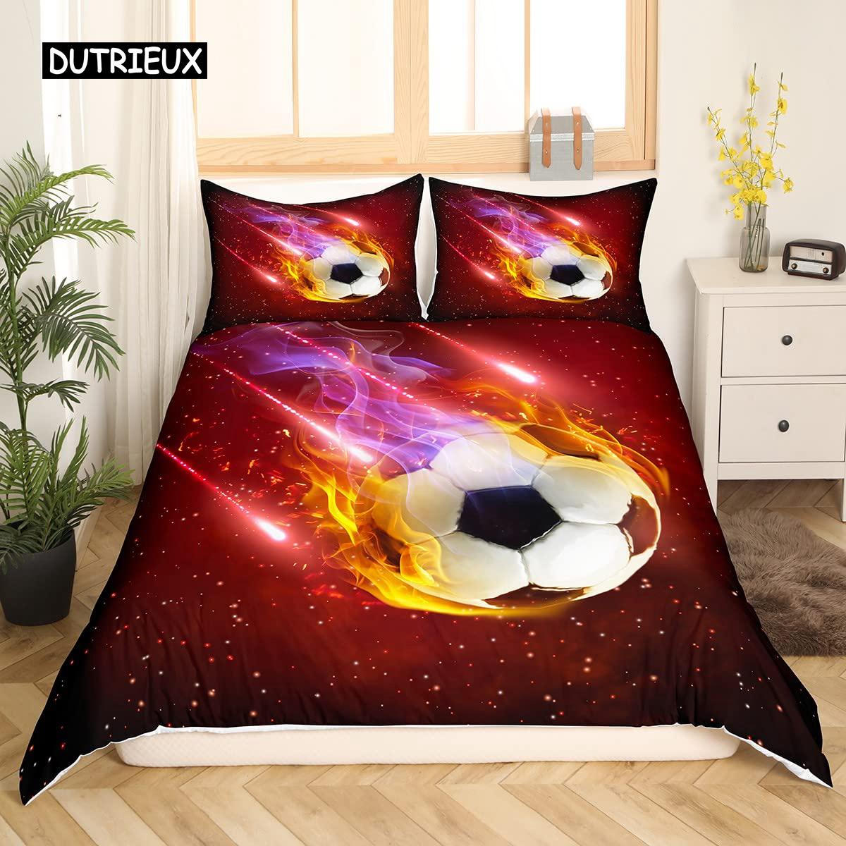 Football Bed Cover Collection Hand Drawn Sketch Soccer Flag Network Team Sports Sleep Bedding Collection for Boys Teens Men Twin Size Comforter Cover EU single(135x200cm)
Football Bed Cover Collection Hand Drawn Sketch Soccer Flag Network Team Sports Sleep Bedding Collection for Boys Teens Men Twin Size Comforter Cover EU single(135x200cm)