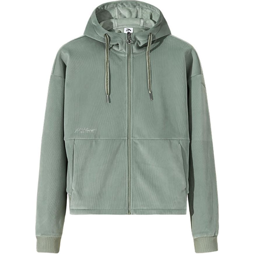 Anta Comfortable Casual Simple Loose Hooded Zipper Fleece Thick Knitted Sweatshirt Women tops Fruit-Tea-Green 162447726N-4 M
Anta Comfortable Casual Simple Loose Hooded Zipper Fleece Thick Knitted Sweatshirt Women tops Fruit-Tea-Green 162447726N-4 M
