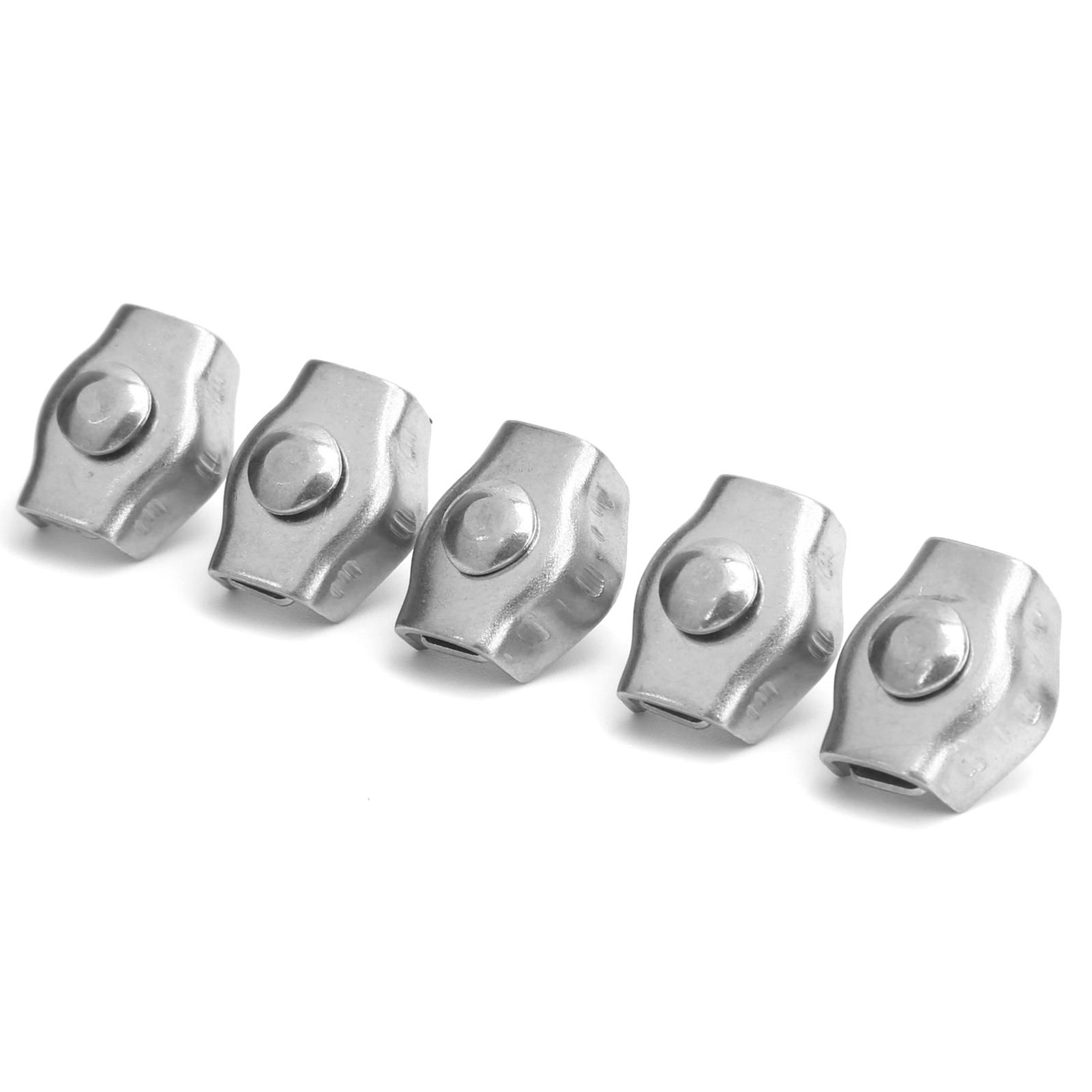 5 шт. Канатный зажим Simplex из нержавеющей стали Морская фурнитура Зажим для фиксации для подъемного оборудования 2 мм 0,08 дюйма 3MM
5 шт. Канатный зажим Simplex из нержавеющей стали Морская фурнитура Зажим для фиксации для подъемного оборудования 2 мм 0,08 дюйма 3MM