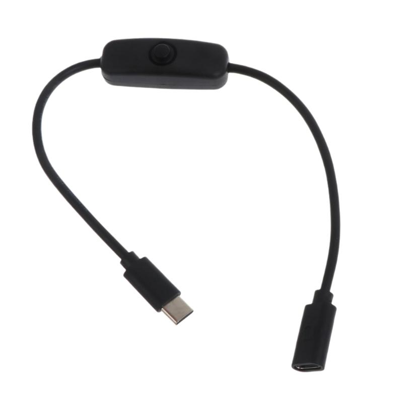 for 4B Power Supply Cord Type C Male to Female Extension Cable with ON/Off Button Power Switch Cable 1
for 4B Power Supply Cord Type C Male to Female Extension Cable with ON/Off Button Power Switch Cable 1