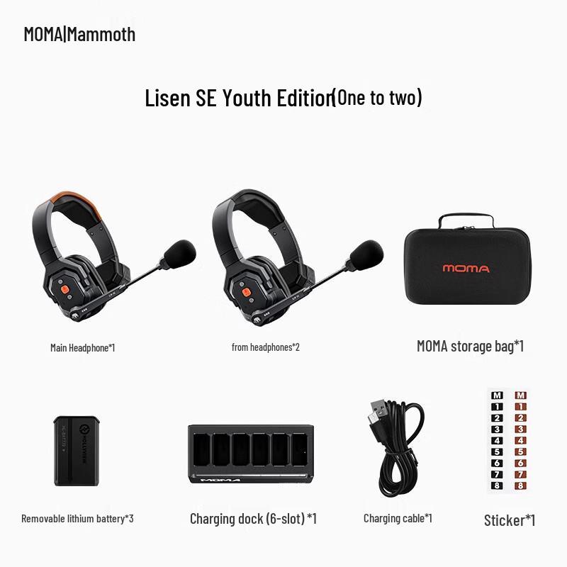 MOMA Lisheng SE Youth Edition Wireless Intercom System
MOMA Lisheng SE Youth Edition Wireless Intercom System