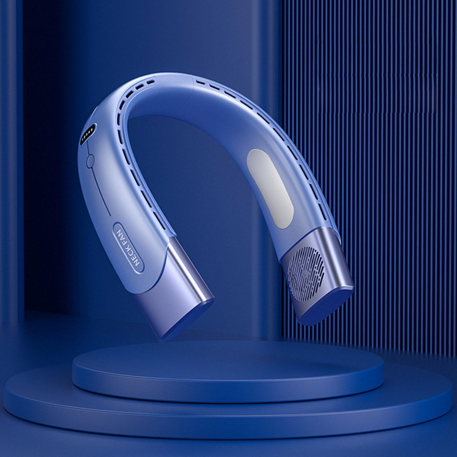 Портативный мини-вентилятор для шеи с цифровым дисплеем, безлистный бесшумный электрический вентилятор, 4000 мАч, перезаряжаемый через USB, охладитель для шеи, кондиционер One Size синий
Портативный мини-вентилятор для шеи с цифровым дисплеем, безлистный бесшумный электрический вентилятор, 4000 мАч, перезаряжаемый через USB, охладитель для шеи, кондиционер One Size синий