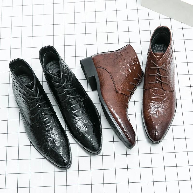 Men s Shoe Cowboy Boots Mens Ankle Boots Leather Man Shoes Brown Boot Work and Safety Shoes Dress Booty Man Casual Sneakers High 38
Men s Shoe Cowboy Boots Mens Ankle Boots Leather Man Shoes Brown Boot Work and Safety Shoes Dress Booty Man Casual Sneakers High 38