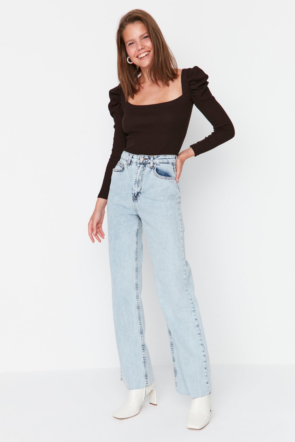 Jeans - Blue - Wide leg 
Jeans - Blue - Wide leg