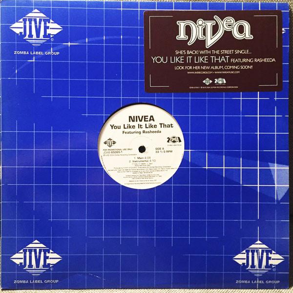12inch Record NIVEA, RASHEEDA - You Like It Like That JDAB650651 Jive 2004 US Rap & Hip-Hop/R&B Used
12inch Record NIVEA, RASHEEDA - You Like It Like That JDAB650651 Jive 2004 US Rap & Hip-Hop/R&B Used
