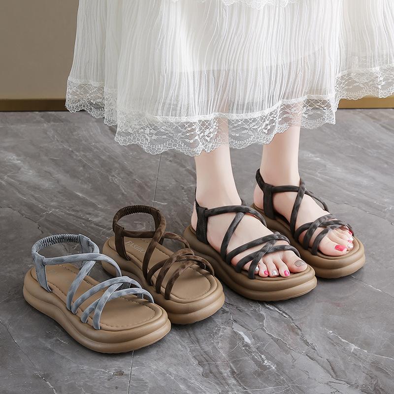 Sandals women s 2025 new summer thick-soled one-word belt versatile fashion flat-bottomed muffin women s shoes 41 сірий колір
Sandals women s 2025 new summer thick-soled one-word belt versatile fashion flat-bottomed muffin women s shoes 41 сірий колір
