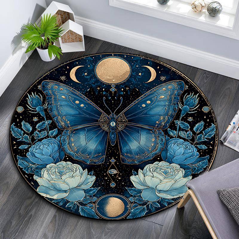 Butterfly Round Area Rug,Carpet Rug for Living Room Bedroom Sofa Playroom Decor,Non-slip Floor Mat 80cmx80cm
Butterfly Round Area Rug,Carpet Rug for Living Room Bedroom Sofa Playroom Decor,Non-slip Floor Mat 80cmx80cm