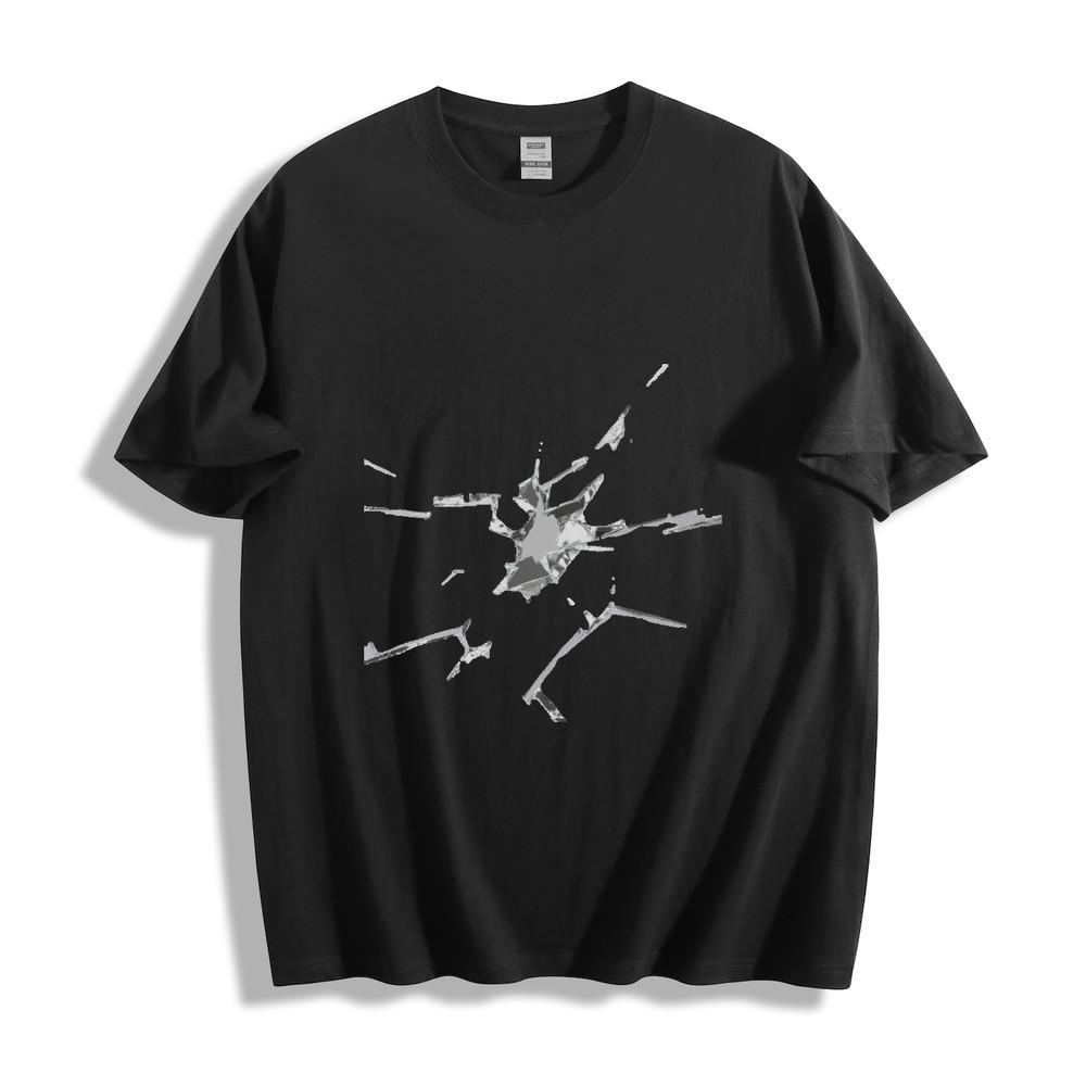 Broken Glass Effect Graphic T-Shirt L
Broken Glass Effect Graphic T-Shirt L