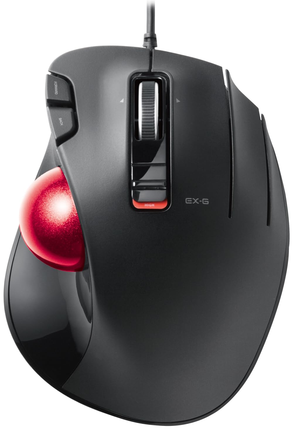 ELECOM USB Trackball Mouse 5 Buttons Deceleration Switch Tilt Function Wired Red Ball Standard Equipped Model Thumb Operation Type Black + +
ELECOM USB Trackball Mouse 5 Buttons Deceleration Switch Tilt Function Wired Red Ball Standard Equipped Model Thumb Operation Type Black + +