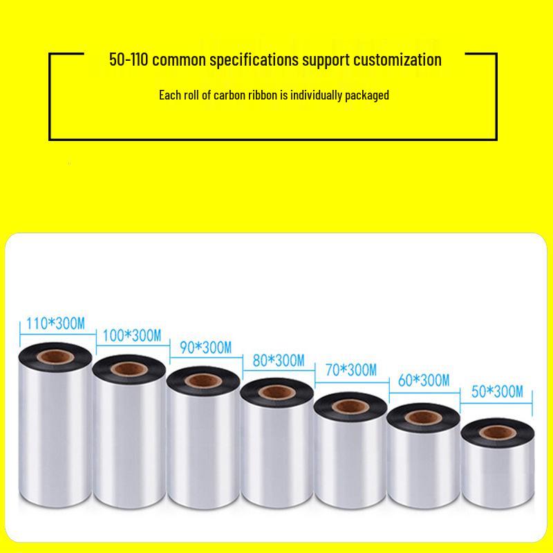 Hybrid Carbon Ribbon 110x300 for Barcode Label Printers - Available in Widths: 100, 90, 80, 70, 60 Enhanced Hybrid 50x300m Durable Print
Hybrid Carbon Ribbon 110x300 for Barcode Label Printers - Available in Widths: 100, 90, 80, 70, 60 Enhanced Hybrid 50x300m Durable Print