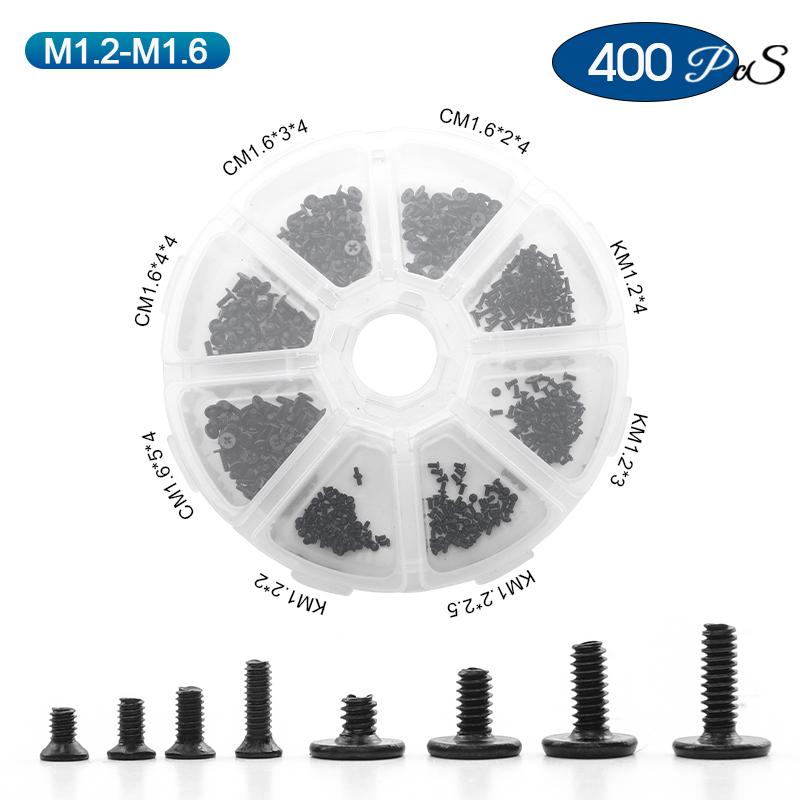 NINDEJIN Cross Phillips Mini Laptop Screw Set M1 M1.2 M1.4 M1.7 M2 M2.5 Black Micro Electronic Screw Kit for Computer Phone
NINDEJIN Cross Phillips Mini Laptop Screw Set M1 M1.2 M1.4 M1.7 M2 M2.5 Black Micro Electronic Screw Kit for Computer Phone